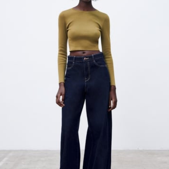 Zara Tops - NWOT Zara Cropped Sweater